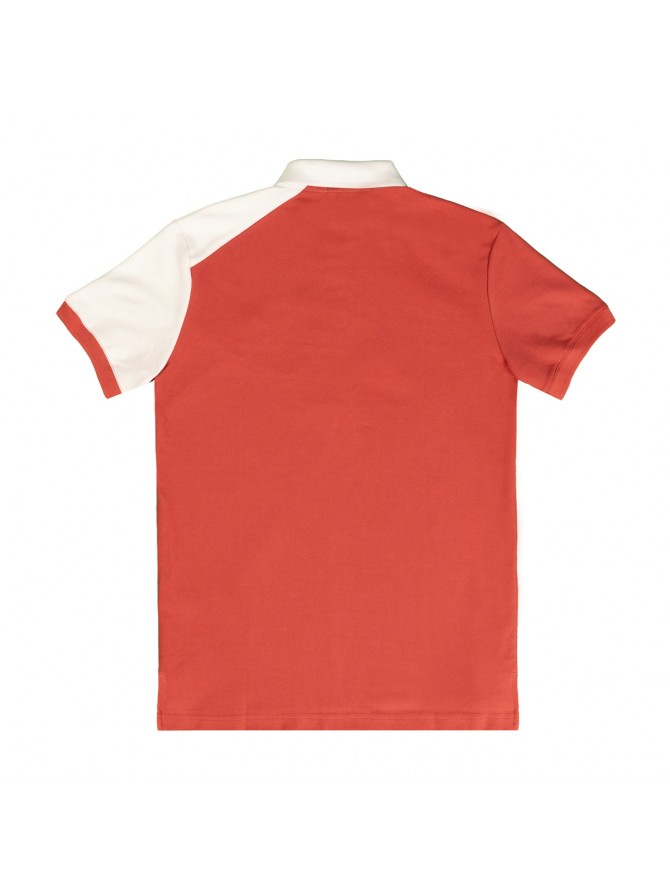 MEN'S Colour Block Knit Polo Shirt