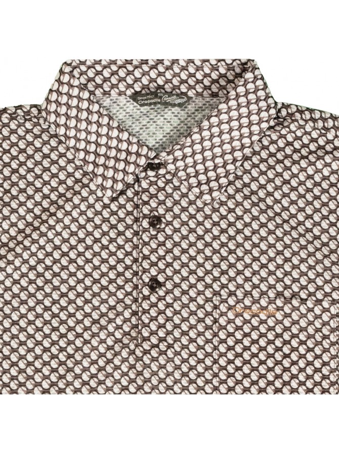 MEN'S Geometric Print Polo Shirt