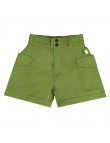 KIDS Cargo Pocket Elastic Waistband Culottes